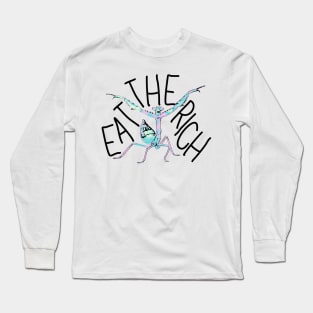 Eat The Rich - T-Posing Praying Mantis Long Sleeve T-Shirt